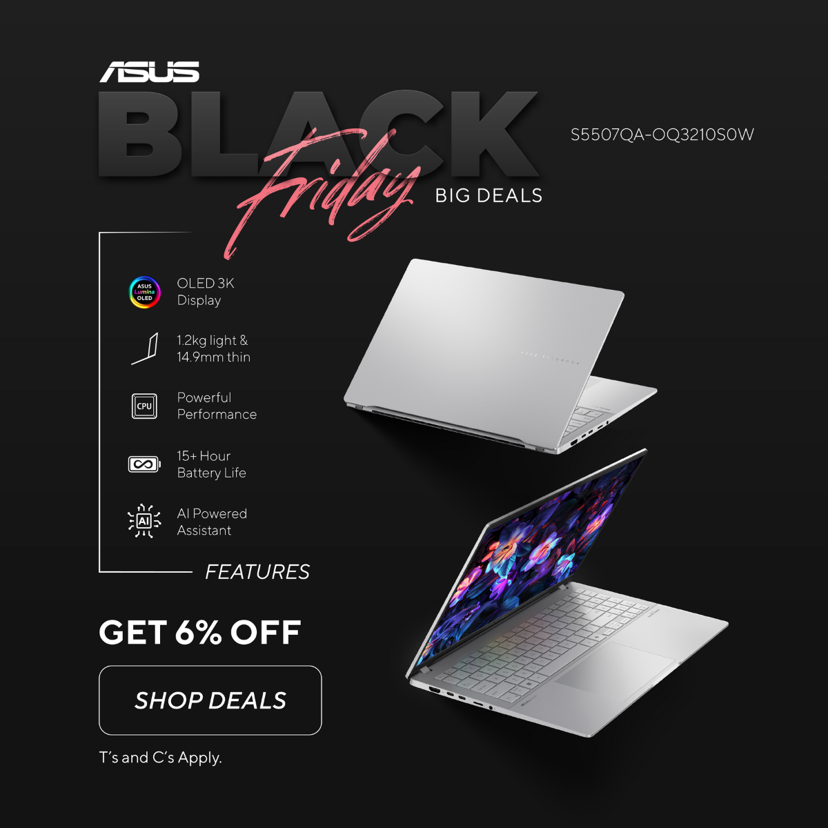 ASUS Vivobook s5507 Black Friday 2024